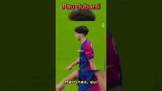 L’intelligence de Pau Cubarsi paucubarsi football barca fcbarcelona [upl. by Ettenotna481]