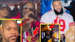 J DIGGS CALLS OUT WACK💯4 DUCKING HIM IN LIT PERFORMANCE49ERS🆚 PACKERS PLAYOFF GAME GAME LIL WAYNE [upl. by Ori985]