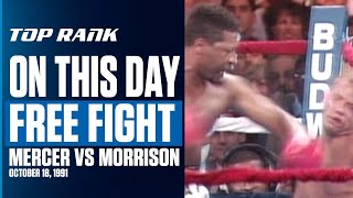 No Mercy Ray Mercer Viciously Knocks Out Tommy Morrison  ON THIS DAY FREE FIGHT [upl. by Llehsem933]