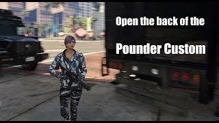 How to Open the Back of the Pounder Custom [upl. by Oby]