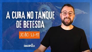 A cura do paralítico no tanque de Betesda  João 5147 [upl. by Llerat]