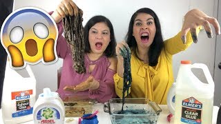 SLIME de HALLOWEEN 🎃  SLIME de ANDY 🆚 SLIME mi MAMÁ [upl. by Attesor]