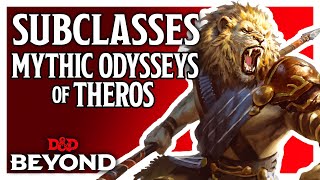 Subclasses in Mythic Odysseys of Theros  DampD Beyond [upl. by Carpet699]