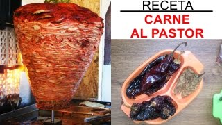 Carne para Tacos al Pastor  RECETA [upl. by Alyacim953]