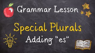 Easy English Grammar Practice Special Plurals Adding es [upl. by Ahsinom451]