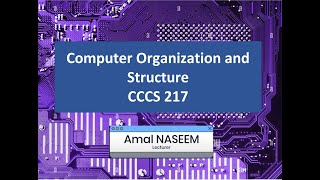 CCCN217 تنظيم وبنيان الحاسبات chapter13 S19end Instruction Sets Addressing Modes and Formats [upl. by Ennirroc]