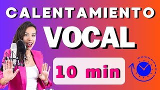 MEJOR CALENTAMIENTO VOCAL de 10 MINUTOS Cómo cantar mejor en 10 minutos Natalia Bliss [upl. by Aeduj504]