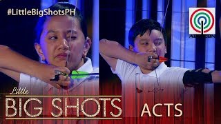 Little Big Shots Philippines Basti and Kat  Junior Archers [upl. by Halivah13]