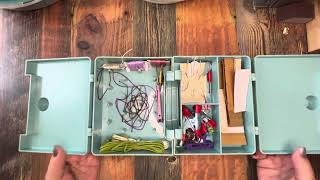 Bookbinding box  organizing with Judie [upl. by Drusy]