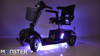 MultiColor LED Light Kit for Mobility Scooters amp Power Chairs [upl. by Bergstein]