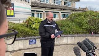 Chief Supt Glen Pavelin reads statement following Jaywick dog incident [upl. by Anam]