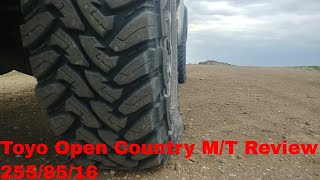 Toyo MT Open Country Tire Review 2558516  3rd Gen 2017 Toyota Tacoma TRDOffRoad [upl. by Mloc]