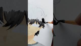 Anime drawingShousuke Komianimekomicantcommunicate shortvideokomi [upl. by Chi372]