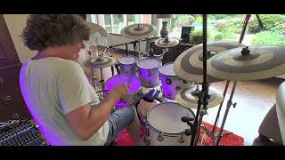 Drumming along an awesome soul track by Hallex M and Darien Dean called Feeling [upl. by Burdett]