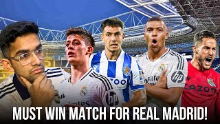 Real Madrid MUST BEAT Real Sociedad To Stay In Track With Barcelona in La Liga [upl. by Sonafets174]