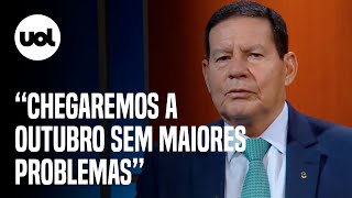 Mourão diz que eleições ocorrerão e vencedor será empossado sem problemas [upl. by Ennaed]