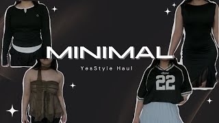 100 Minimalistic Fall Clothing Haul 🍂  Yesstyle Haul🍁 [upl. by Fe]