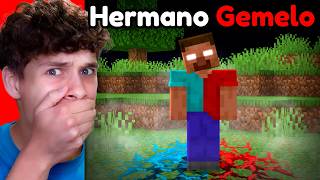 Encontré al Hermano Gemelo de HEROBRINE en Minecraft [upl. by Aicenav513]