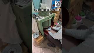 How to magnets get magnetized⚡️🥵powerfulmagnetcharger shorts unseen viral trending 96505 11873 [upl. by Alliuqa280]