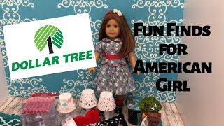 Huge Dollar Tree Haul for American Girl Dolls [upl. by Meda]