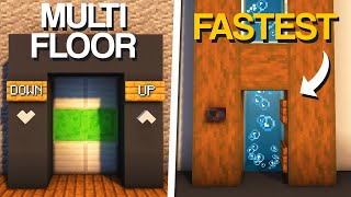 Minecraft 3 Working Elevator Tutorials [upl. by Verlee]