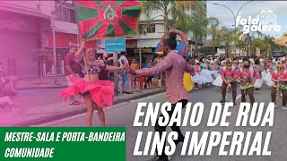 LINS IMPERIAL 2022  MESTRESALA E PORTABANDEIRACOMUNIDADE [upl. by Sabino]