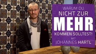 Warum du nicht zur MEHRKonferenz kommen solltest  mit Johannes Hartl [upl. by Iviv]