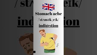 How to Pronounce Stomach Ache in English British Accent learnenglish learnenglishtogether [upl. by Enorel]