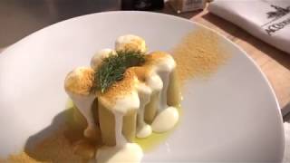 Paccheri ripieni carciofi e tartufo con fonduta di pecorino e oro di tartufo [upl. by Danell]