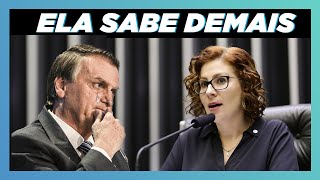 BOMBA CARLA ZAMBELLI ENTREGA BOLSONARO AO STF [upl. by Airotkciv418]