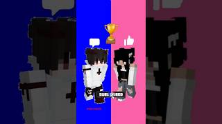 🎶🎶singing cheleng minecraft boys vs girls minecraft minecraftvspubglite [upl. by Arelc]