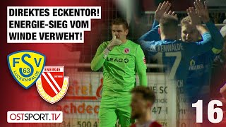 Direktes Eckentor EnergieSieg vom Winde verweht Luckenwalde  Cottbus  Regionalliga Nordost [upl. by Rayshell720]