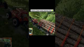 BU RAMPALARDAN TRAKTÖRÜ DEVİRMEDEN ÇIKANA ÖDÜL forest tractor traktor traktörvideoları  FS22 [upl. by Aicilanna]