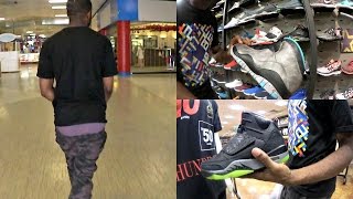 THE HOODIEST MALL EVER Sagging In Public FIRE RETRO PICK UP SneakerHead Vlog Ep7 [upl. by Suivatnom275]