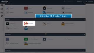 cPanel How to Use the IP Blocker [upl. by Enak]