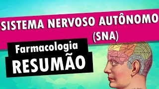 Farmacologia do SISTEMA NERVOSO AUTÔNOMO SNA [upl. by Nnor]