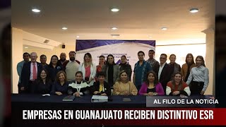 Guanajuato reconoce a 123 Empresas Socialmente Responsables [upl. by Drofiar]