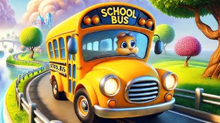 School Bus Song for Kids  Fun and Educational Ride Along  Nursery Rhymes [upl. by Lebasi]