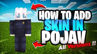 😍 HOW TO APPLY SKIN RESOURCE PACK FOR POJAV LAUNCHER 😍  JRTECHNOBLADE [upl. by Ecinev]