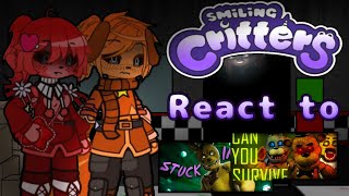 smiling Critters react to fnaf songs smiling Critters x Gacha enjoy the video [upl. by Yraek22]