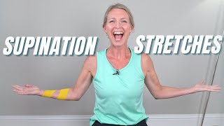 5 Forearm Supination Stretches Follow Along [upl. by Frankie787]