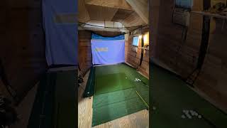 Day 4 of work on the Golf simulator build  Testing Projector golf garmin R10 Simulator [upl. by Janet761]