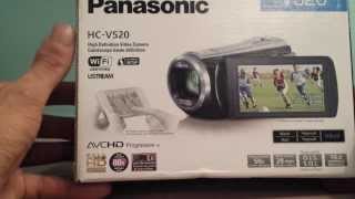 Panasonic HC V520 Camcorder Unboxing [upl. by Aniham]