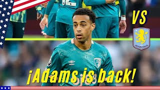 tyler adams vs aston villa [upl. by Schaffer423]