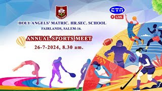 HOLY ANGELS MATRIC HR SEC SCHOOL  ANNUAL SPORTS MEET  2024 [upl. by Jablon279]