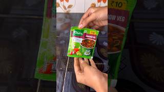 Knorr Manchow Veg Soup🍲 আবার আজ একটা নতুন সুপ Try করলাম🤤😋 food shorts [upl. by Ilrak]