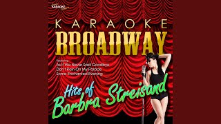 Children Will Listen In the Style of Barbra Streisand Karaoke Version [upl. by Chaffee]