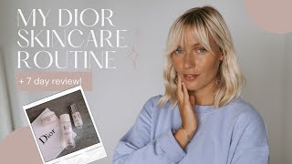 DIOR CAPTURE TOTALE SKINCARE ROUTINE  REVIEW [upl. by Tama20]