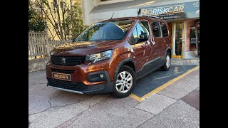 NORISKCARFR  PEUGEOT RIFTER Long GT LINE 7 PLACES 110 cv BVM6  Carplay Camera [upl. by Llerrad]