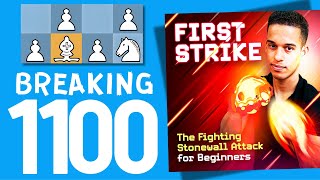 Stonewall Attack  My New Chess Opening reaching 1100 [upl. by Bonnell]